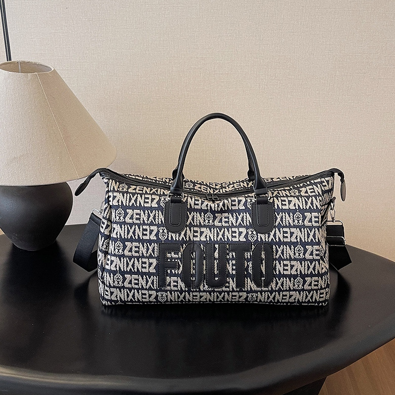 Free Shipping Designer Luxury New Korean Style Letter Travel Bag Leisure Large Capacity Yoga Storage Bag Short Distance Business Portable Handheld Fit