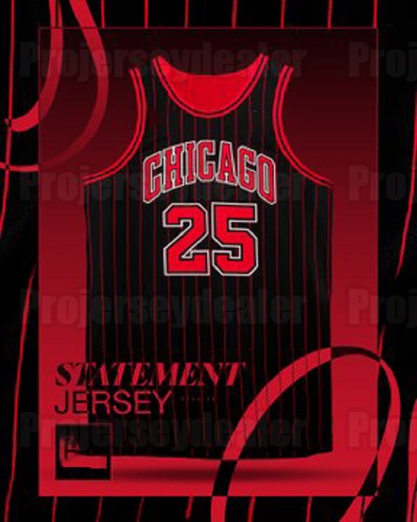 Custom Jersey 2025 -26 Statement Coby White Patrick Williams Nikola Vucevic Ayo Dosunmu Josh Giddey Matas Buzelis