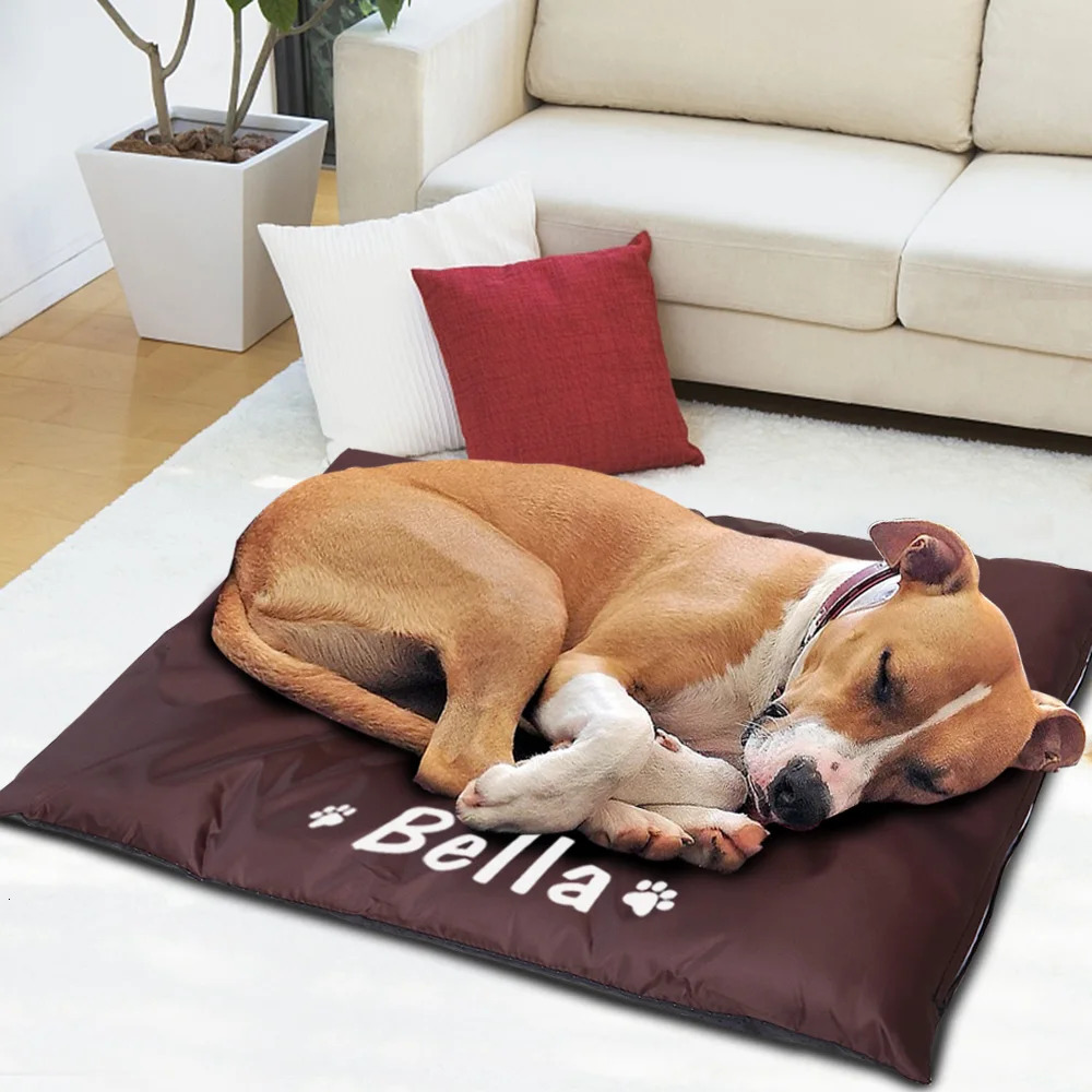 Custom Dog Bed House Waterproof Pet Sleeping Mat Warm Sofa Cushion Mattress Pet Blanket Kennel For Small Medium Large Dogs Cats 250804