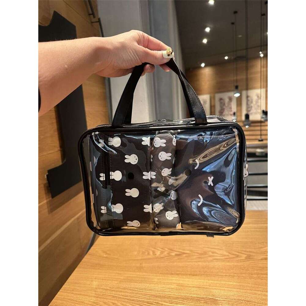 Rabbit Make-Up Four-Piece Travel Handheld Storage Toilet Classification Bag