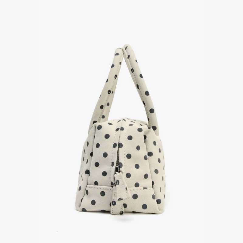 2024 WOMENS POLKA DOT PRINTED BOWLING BAG Womens FAshionable Crossbody Bag Ladies Design Polka Dot Pattern Handbags Z250807
