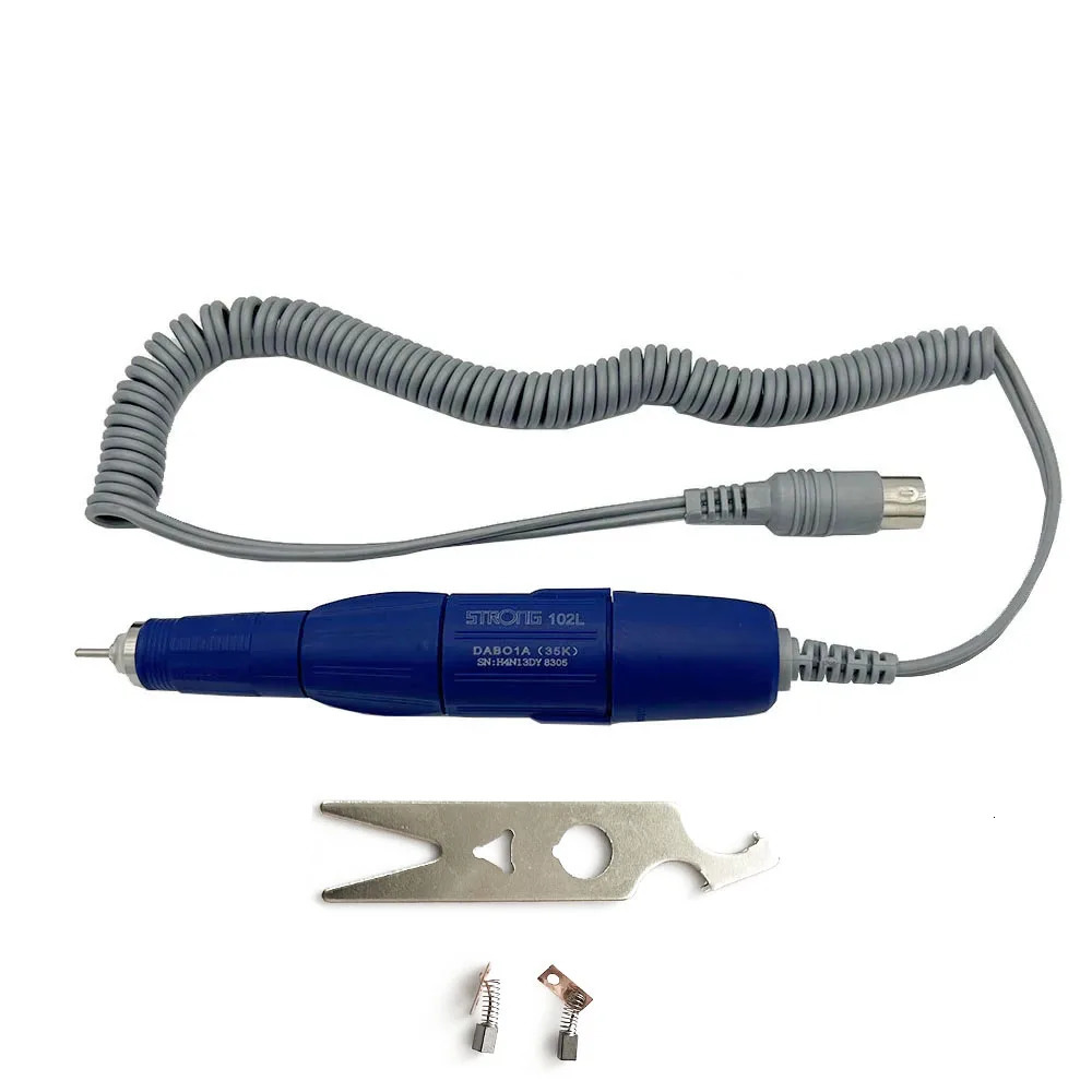 Strong 210 102L 102LN 105L 35K 40K 45K Electric MicroMotor Nail Drill Polisher Pen Electric Manicure Drill Nail Equipment Handle 250807