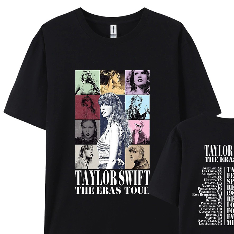 Modern fashionable printed round neck T shirt (for men and women)