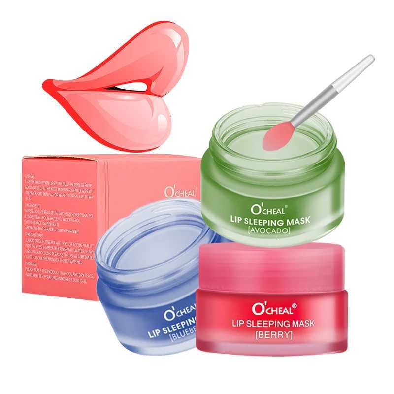OCHEAL 20g Moisturizing Lip Sleeping Mask Jerry Plumper Lip Cream Prevent Dryness Cracking Lip Skin Care Mask Overnight RepairXJ250807