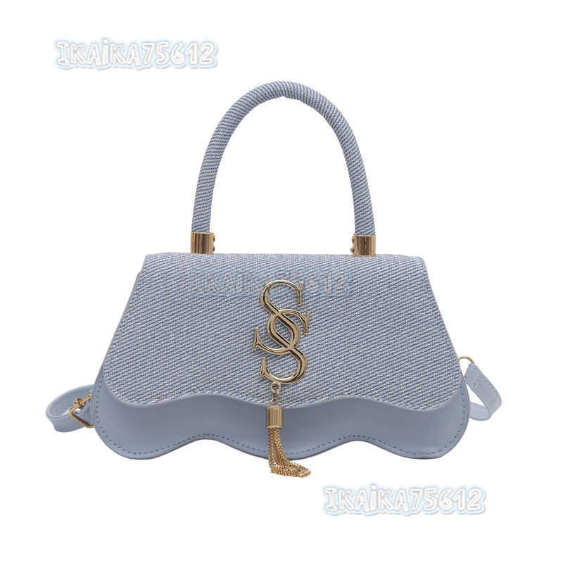 2025 Casual Trend Letter Hardware Summer New Fashion Casual Popular Diagonal Single Shoulder Handheld Small Square Bag for Women H250806