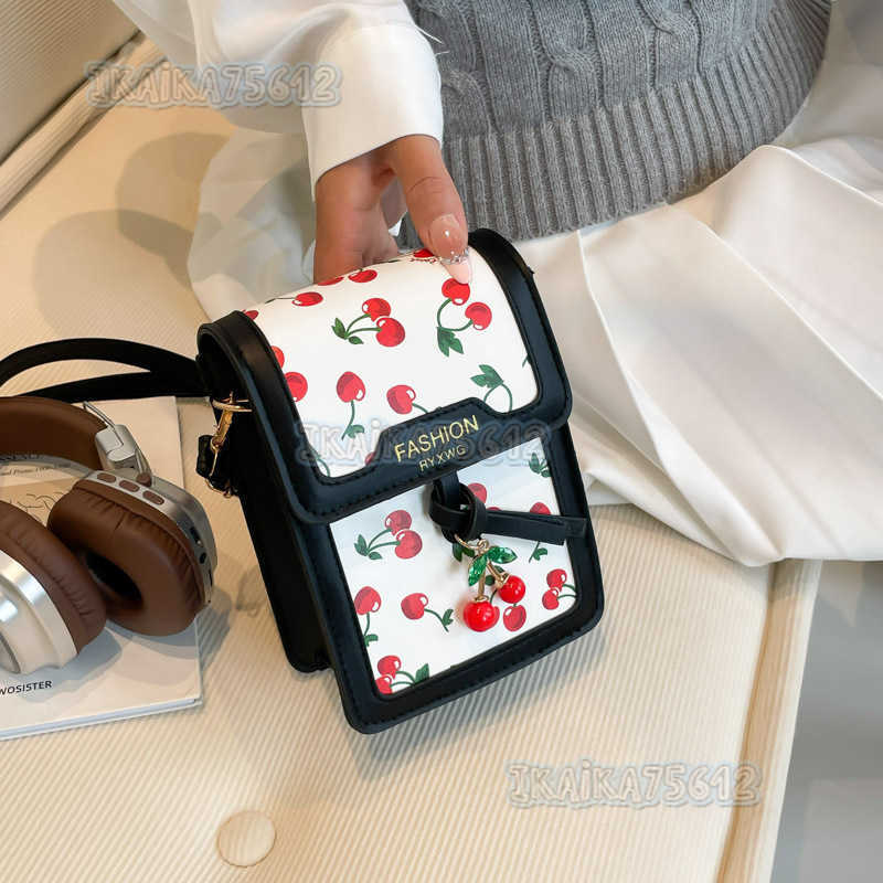 2025 Printed Pattern New Cute Fashion Large Capacity Design Crossbody Shoulder Phone Small Square Bag for Women H250806