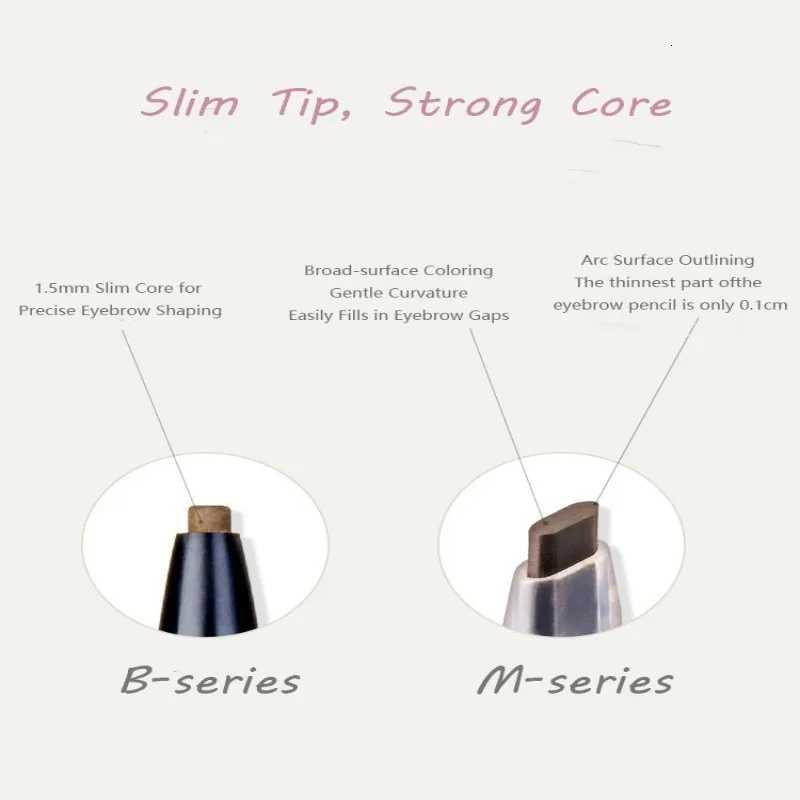 Flortte Mood Institute Fune Series Browpencil Double-head Superfine Eyebrow Enhancer Long-lasting Smudge-proof Women Eye Makeup W250807