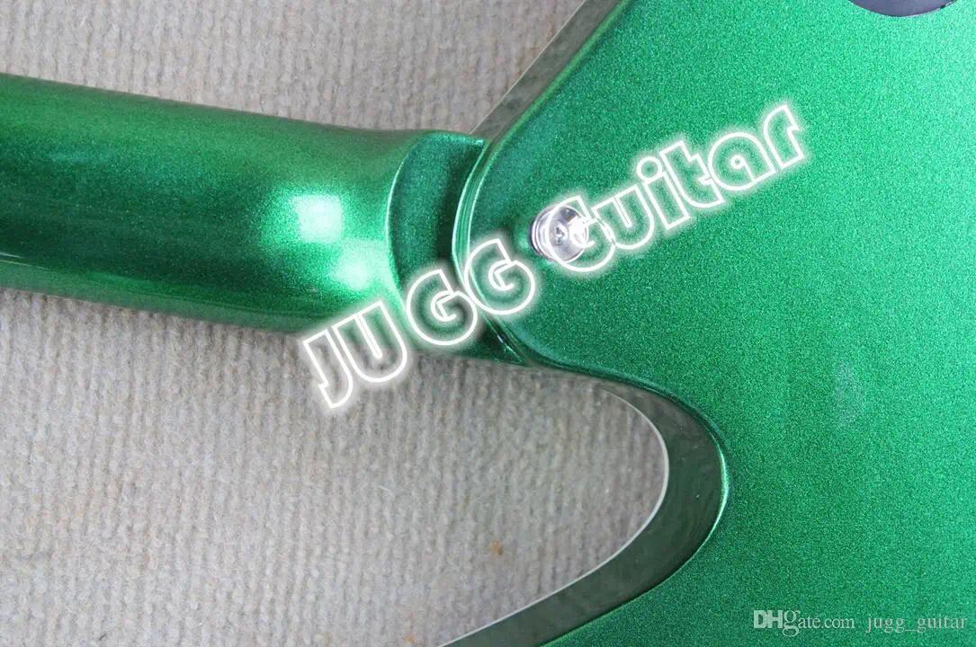 Custom Hutchins Brian Jones 1960s Vox PGW Teardrop Electric Guitar, Flame Maple Top, Sunburst, Bigsb Tailpiece, 3 Pickups