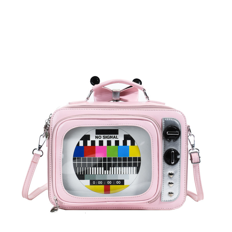 Free shipping designer 2025 New Women Bag Japanese Style Small Capacity Pain Bag Large Capacity Retro TV Shoulder Bag Trendy Backpack