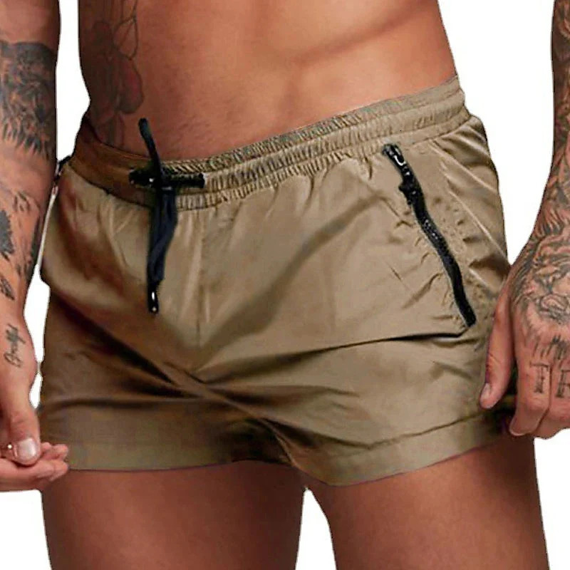 Mens Swimming Trunks Fashion Summer Swimwear Men Beach Shorts Boxer Swimsuit 250807