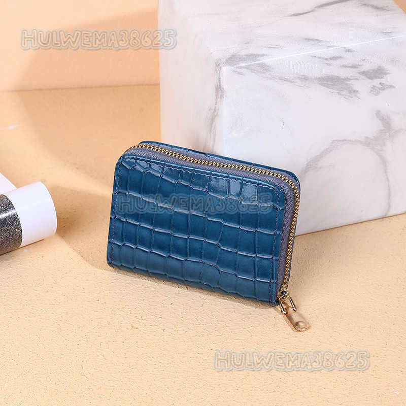 New Crocodile Organ Card Certificate Bag Short Wallet H250806