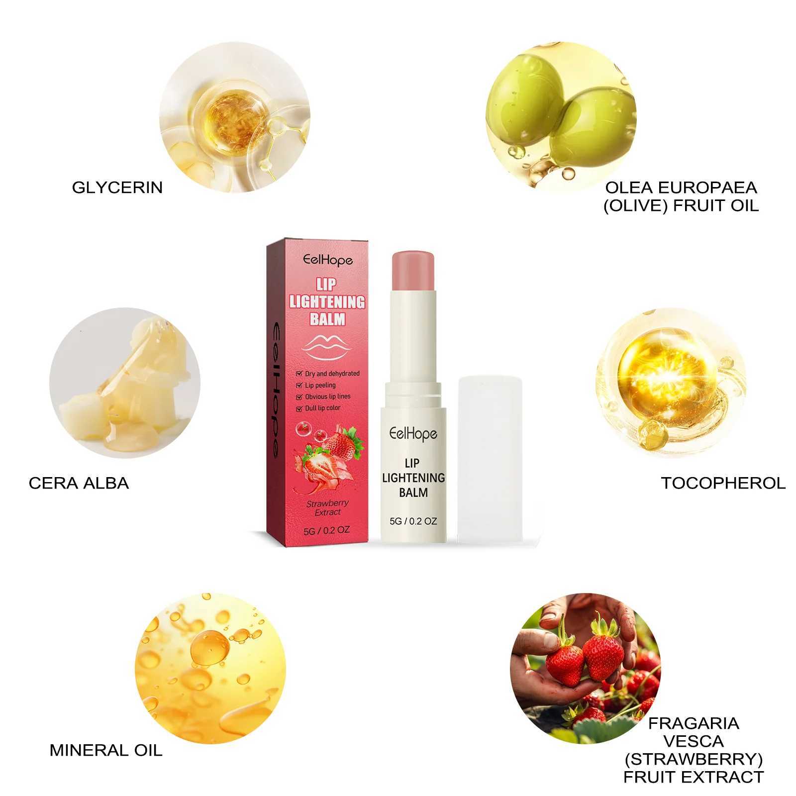 Strawberry moisturizing lipstick moisturizing and moisturizing lipstick Moisturizing Plumping Exfoliating Gloss Care TreatmentXJ250807