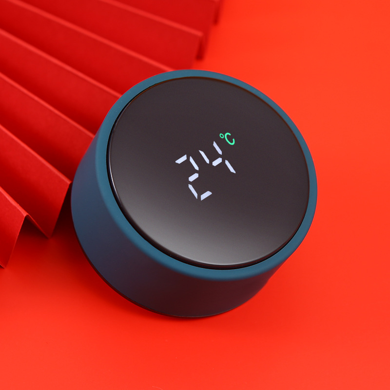 17oz 1pc Chinese Style Thermal Bottle Retro Smart Temperature Display Insulated Cup 17 oz Stainless Steel Tumblers Water Bottles 500ML W260226