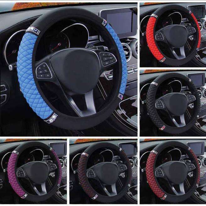 New Car Steering Wheel Cover Without Inner Ring toyota aygo suzuki baleno skoda rapid ssangyong rexton For renault