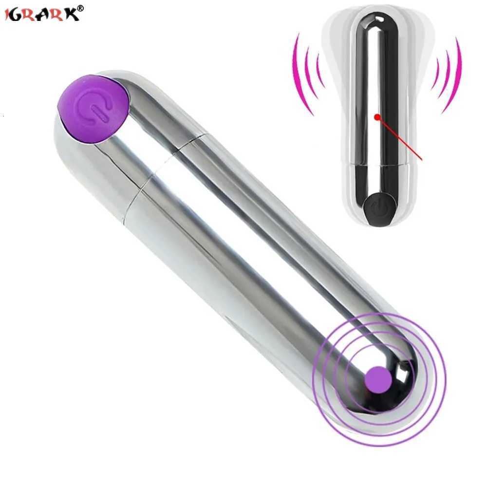 Powerful 10-Speed Mini Bullet Vibrator Clitoris Stimulator G-Spot Vagina Massager Adult Sex Toys for Women Gay Female Masturbator W250807