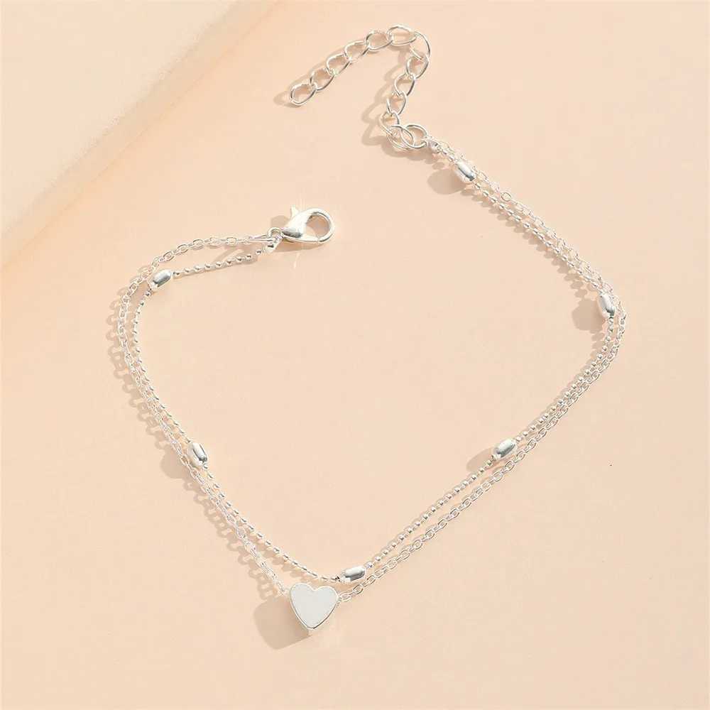 Multi Layers Butterfly Anklets for Women Bohemian Summer Foot Chains Jewelry Barefoot Sandals Ankle on the Leg Y250805