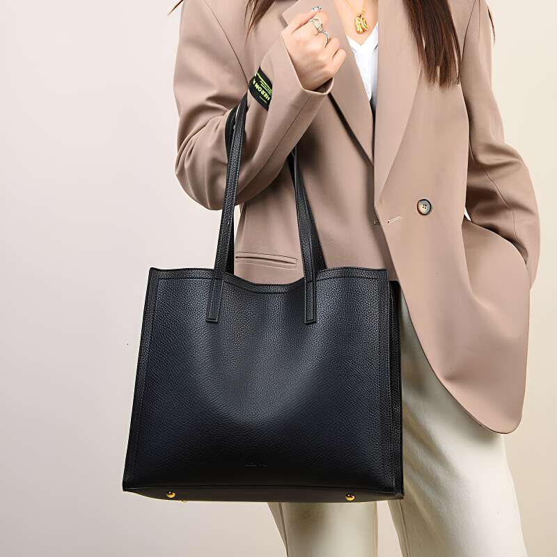 designer women Textured Large Capacity Solid Color Women's Tote 2025 New Trend High-end Fashion Versatile Underarm Shoulder Bag for bags