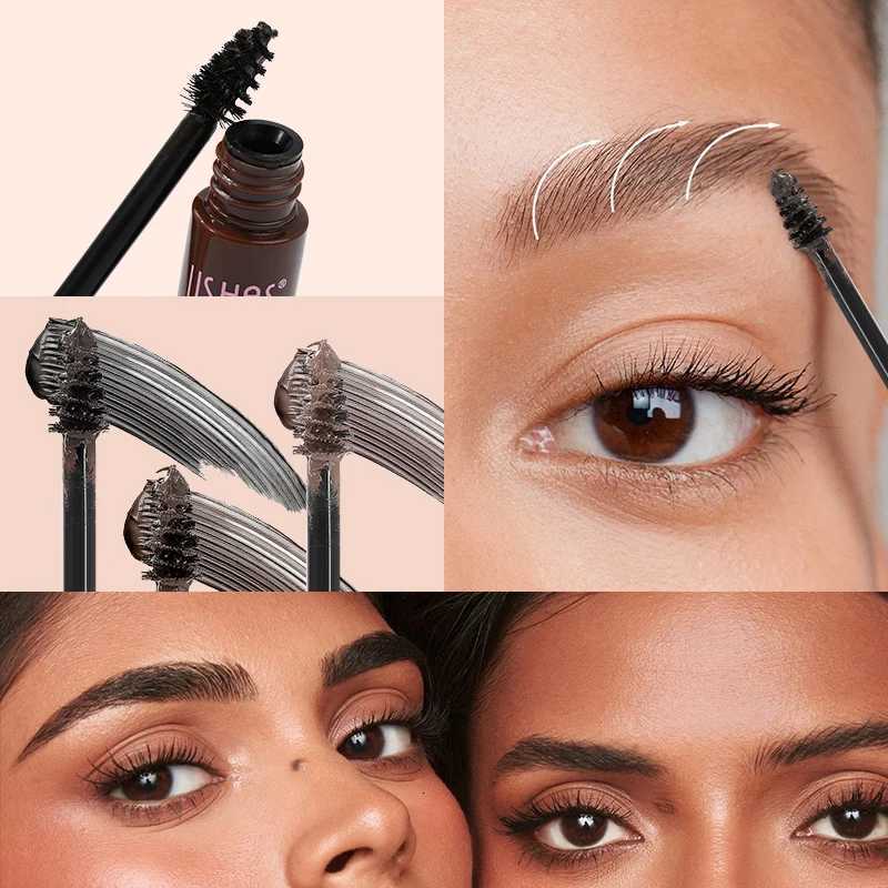 USHAS 3 Color Eyebrow Gel Long Lasting Waterproof Eyebrow Tint Mascara Cream Non-smudge Natural Liquid Eyebrow Makeup W250807