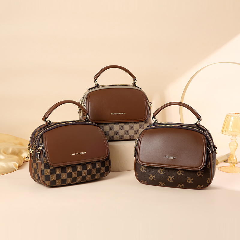 MKF designer bag free shipping Light luxury High quality vintage circular bag versatile classic high-capacity fashion handbag for woman
