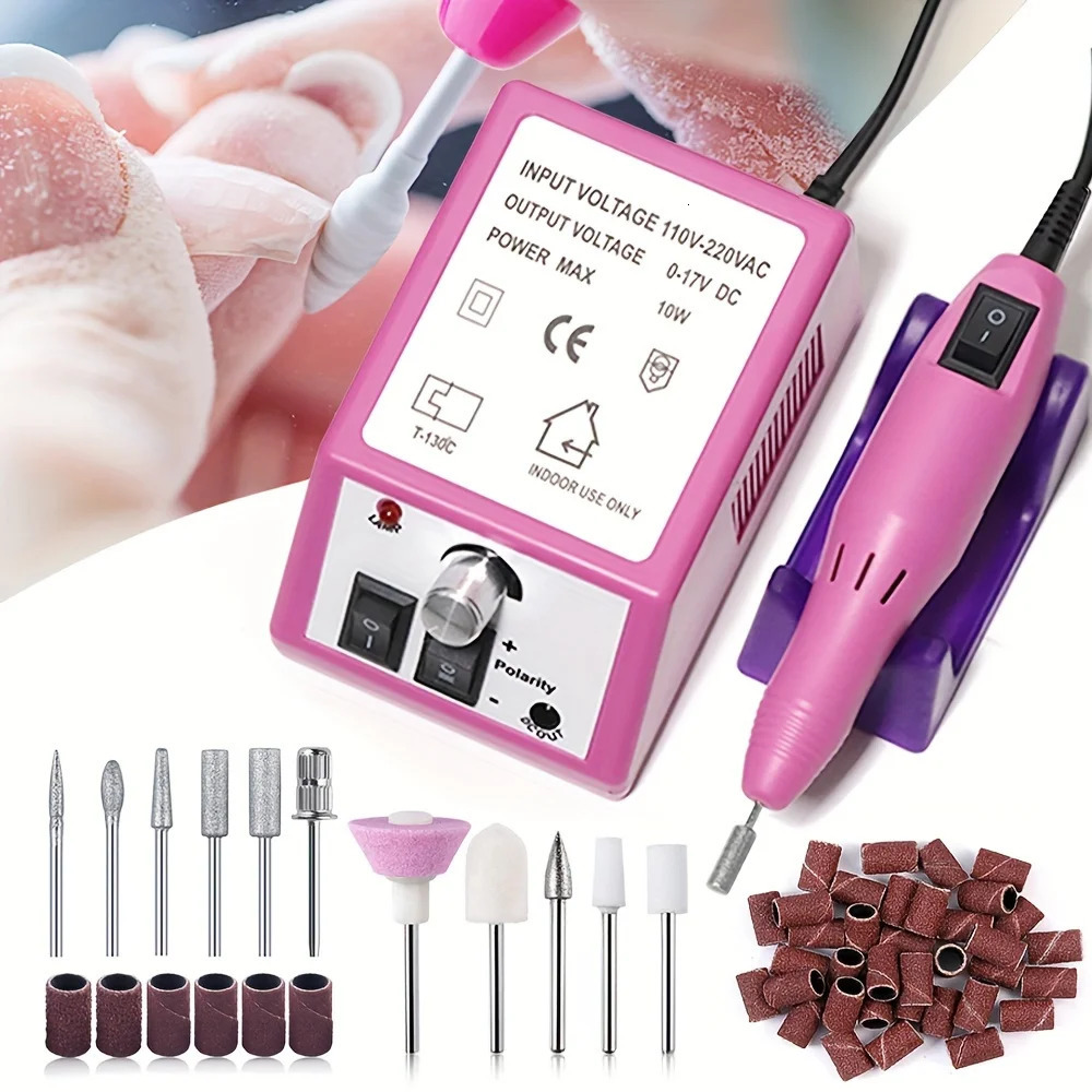 LINMANDA 20000 RPM Manicure Drill Machine Set Electric Nail Drill Machine Gel Polish Remover Portable Nail Polisher Equipment 250807