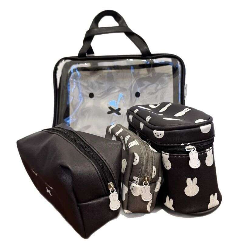 Rabbit Make-Up Four-Piece Travel Handheld Storage Toilet Classification Bag
