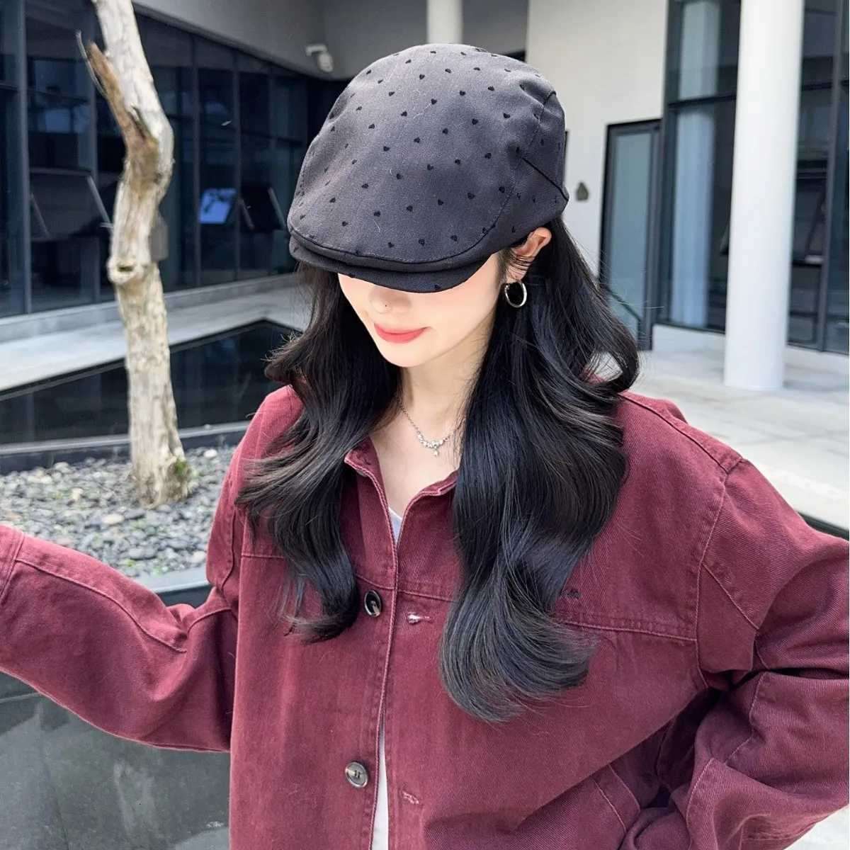 Berets C for Women Spring Autumn Octagonal C Vintage Beret Hat Adjustable Ivy Flat C for Men and Women Berets XJ250807