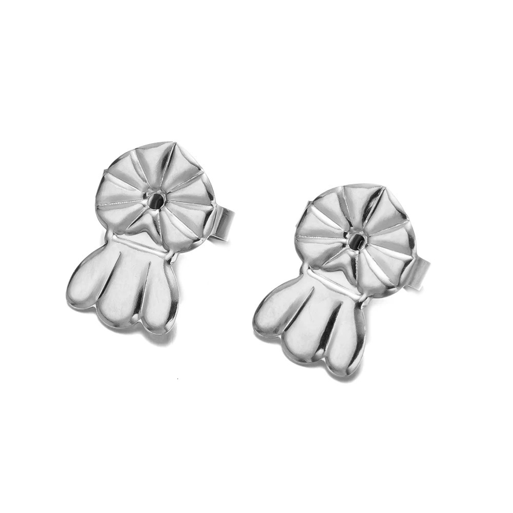 10Pair Gold Stainless Steel Earring Secure Backs Lifters for Droopy Ears Heavy Hypoallergenic Jewelry Making No Fade 250804