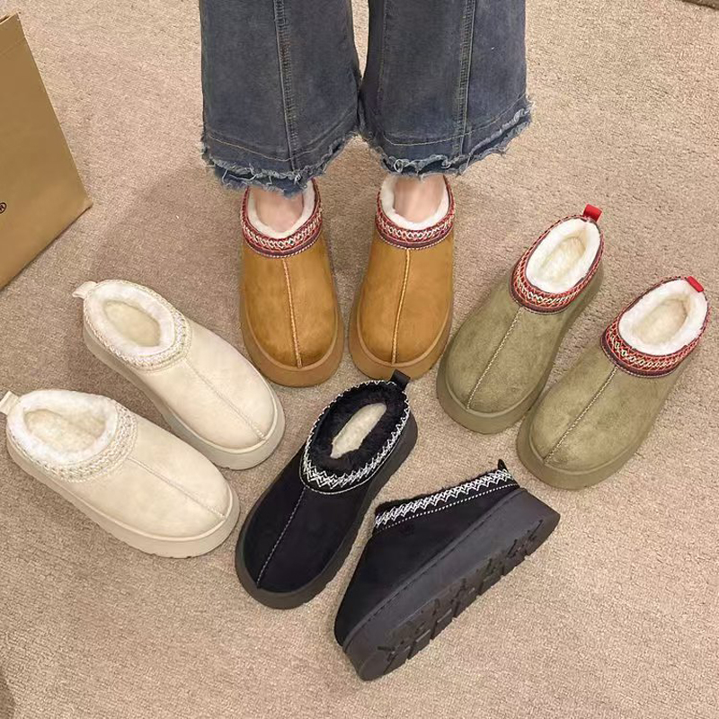 Designer snow boots women slippers platform Boot slide mustard seed ultra mini slipper chestnut suede men shoes womens winter ankle booties Snow boots