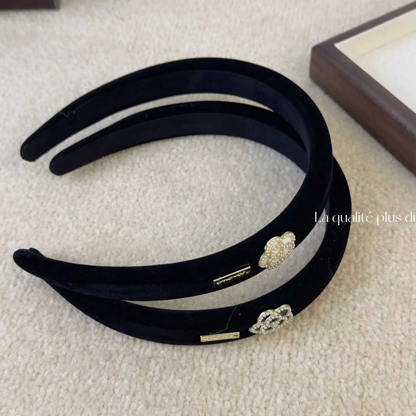 Black Veet Lia Pearl Hair Bands Fem Bands Itan Wen Classic Fashion Lia Hair Accessories Wr Y250807