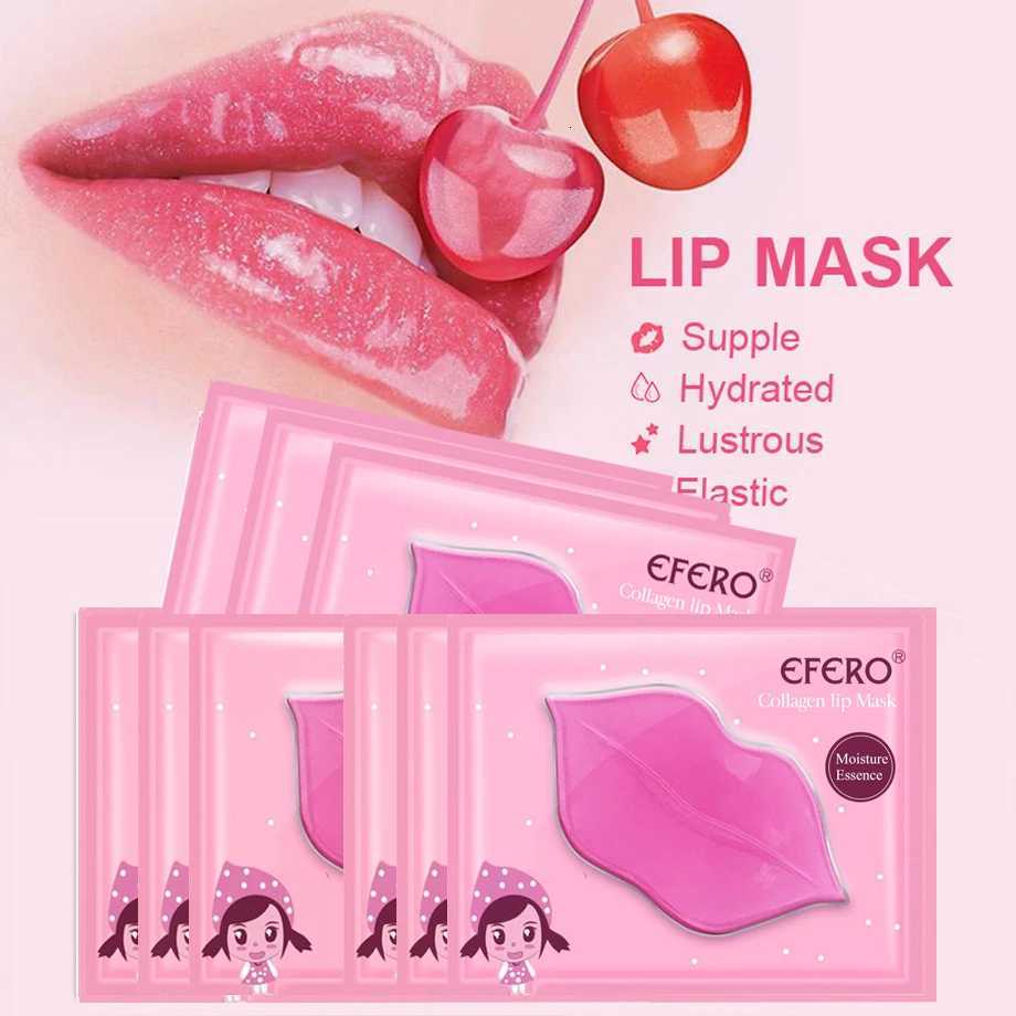30PCS Collagen Crystal Lip Mask Gel Patches Moisturizing Hydrating Repair Lines Lips Plumper Pad Lip Care Enhancement Lip MaskXJ250807