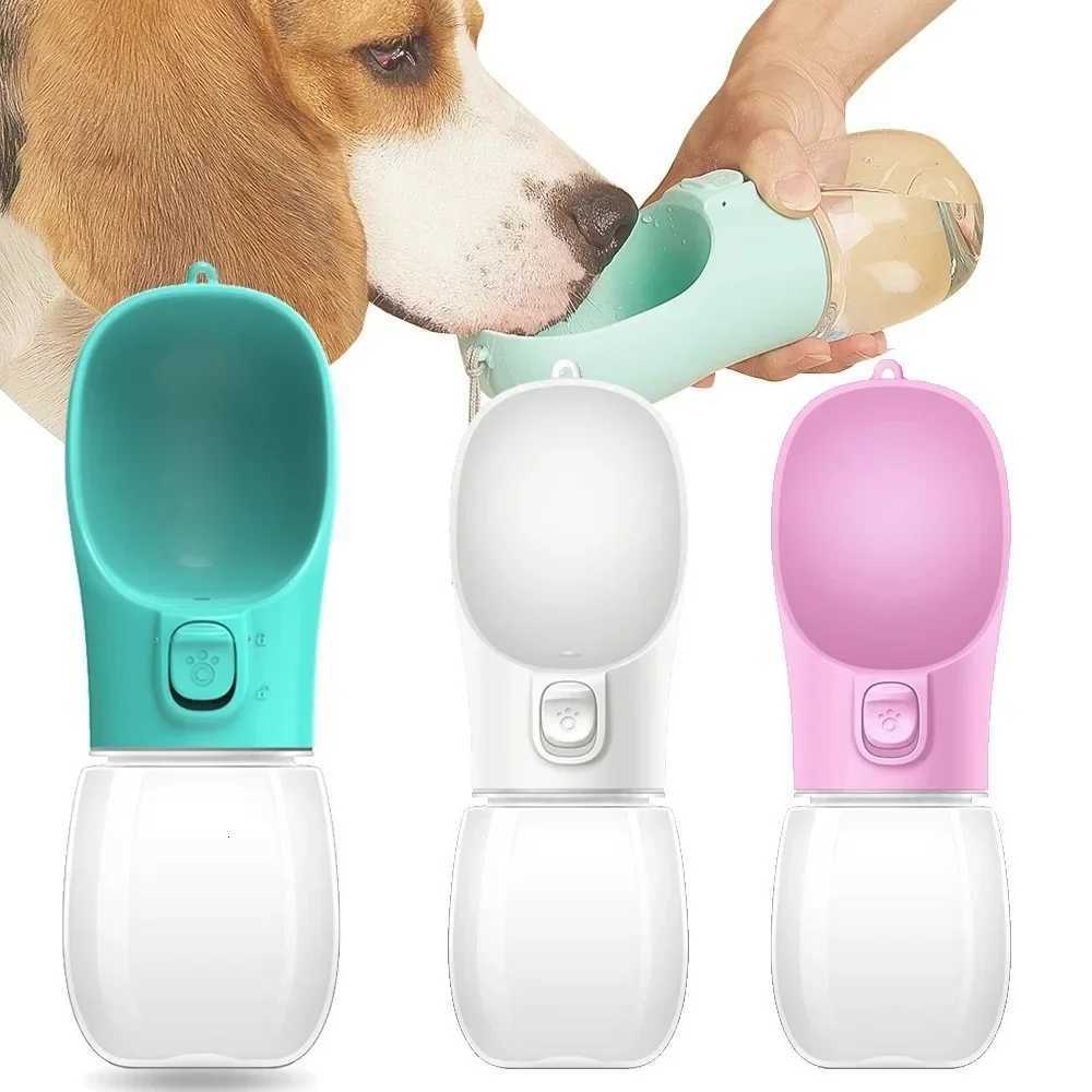 Portable Dog Water Bottle For Small Large Dogs Cat Outdoor Leakproof Walking Drinking Bowls Chihuahua French Bulldog Supplies Y250806