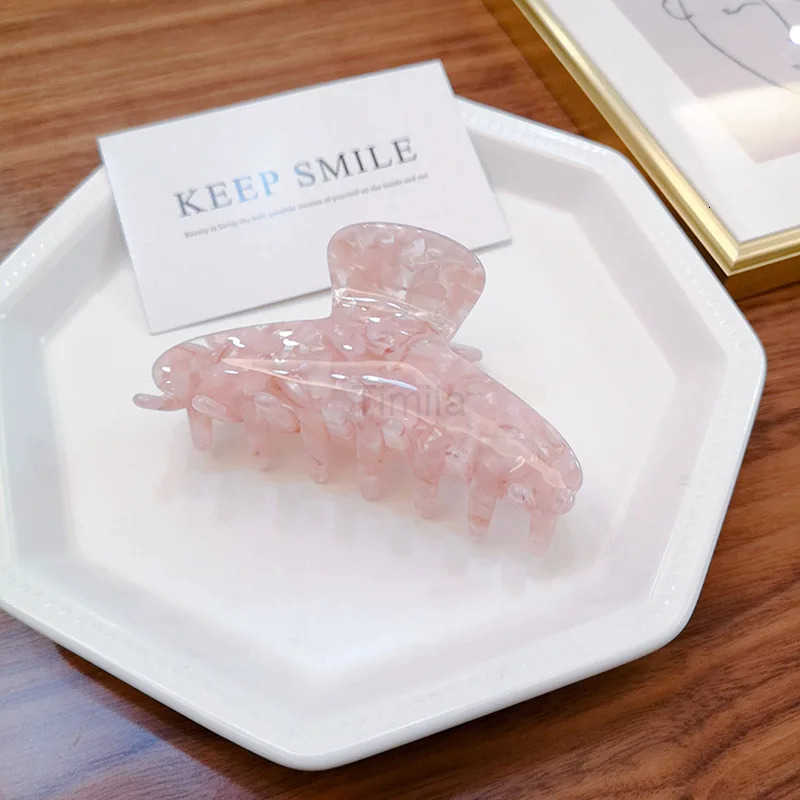 Large Accetate Leopard Print Acrylic Hairpins Hair Clips Crab Hair Claws For Women Girls Hair Accessories Headdress Party Gifts U250807