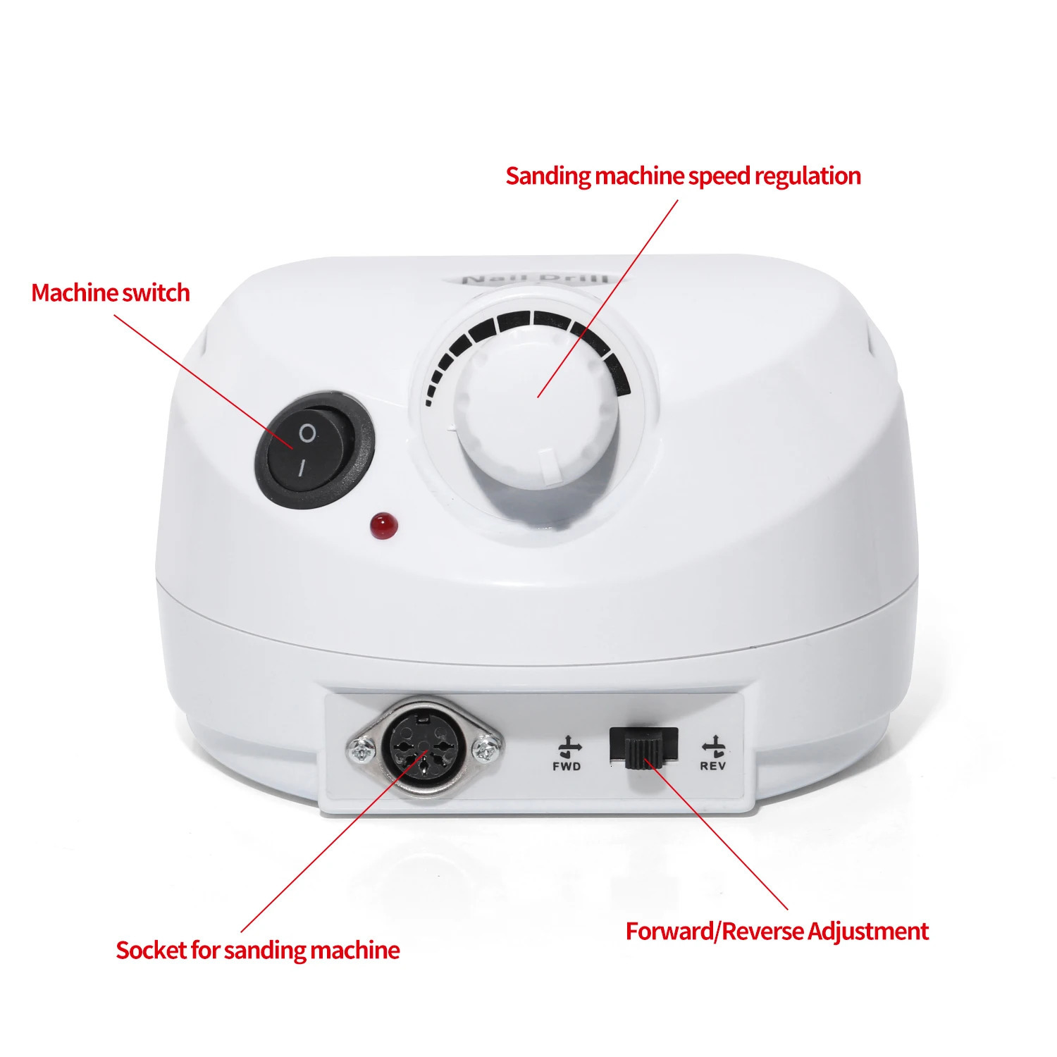 35000RPM Electric Nail Drill Machine Cutter Set Nail Gel Polisher Nail tools Salon Equipment Strong Polishing Tool Nail File Kit 250807