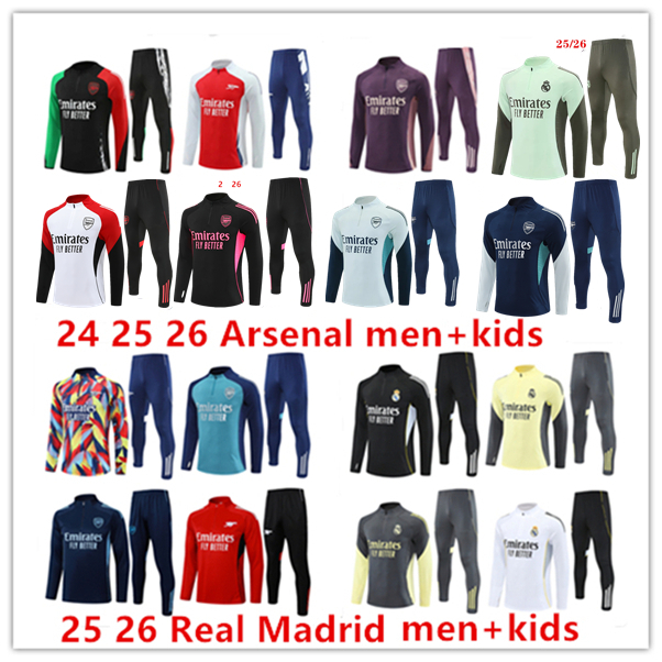 2025 2026 PEPE SAKA Pink Arsen A rsenal tracksuit Football soccer jerseys 25 26 Madrids training suit ODEGAARD THOMAS TIERNEY SMITH Transport Men Kids sportswear kit