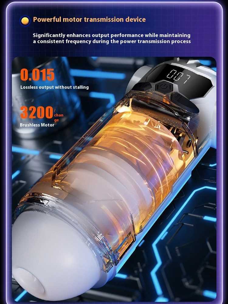 Automatic Sucking Male Masturbator Cup Vagina Vibration Blowjob Masturbation Adult Sex Toys For Male Masturbator Adult Supplies W250807