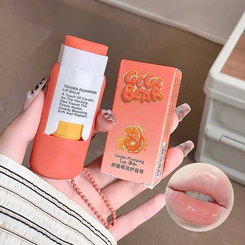 Jelly Grape Lip Balm Lip Stick Fruit Moisturizing Anti-drying Lip Care Serum Primer Makeup Long-Lasting Plumping Clear LipglossXJ250807