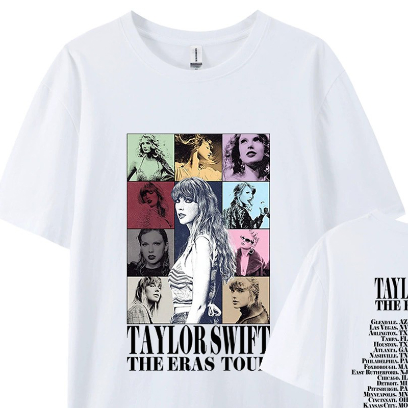 Modern fashionable printed round neck T shirt (for men and women)