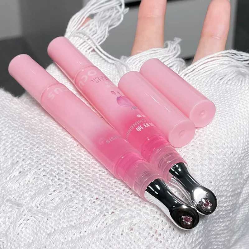 Peach Lip Oil Moisturizing Glass Lip Gloss Fragrance Non-sticky Lip Tint Lips Plumper Autumn and Winter Lips Care Serum PrimerXJ250807