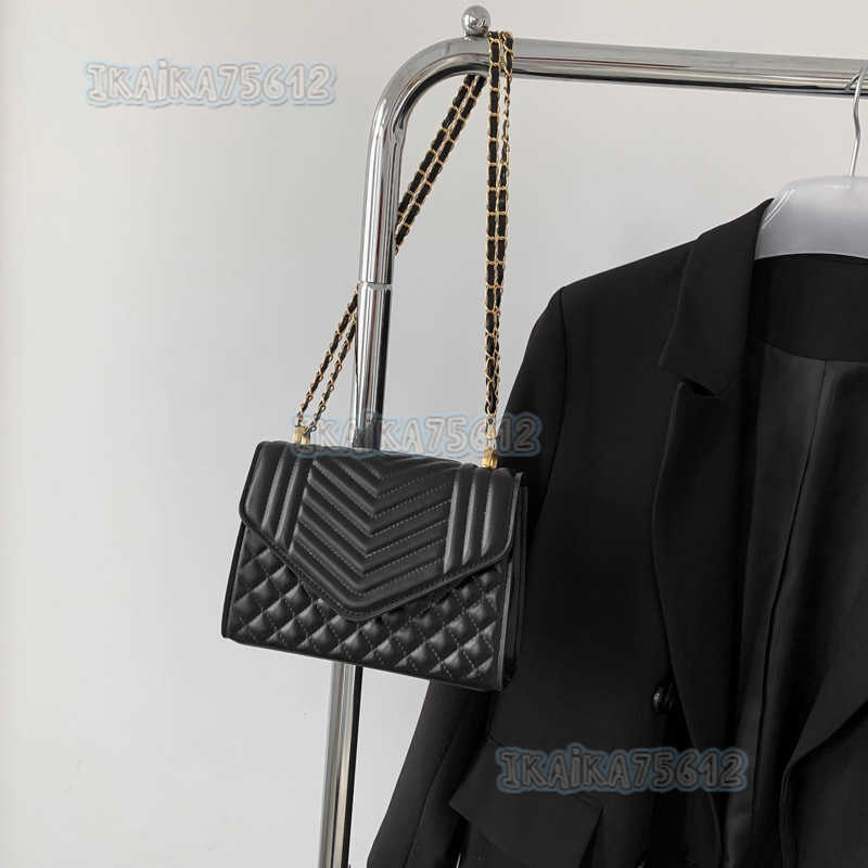 Trendy Fashion Quilted Embroidery Chain Small Bag for Women 2024 Spring New Versatile Small Square Bag for Women H250806