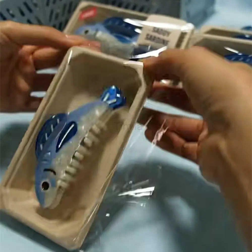 Hairpin Ocean Sardine Hair Clip Acrylic Clip Large Hair Claw Korean Style Headwear Geometry Plastic Grab Clip Streetwear U250807