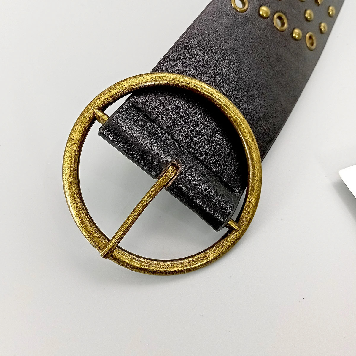 Y2K Hollow Western Style Exaggerated Cowboy Cowgirl Wide Belt For Women Vintage Soft Durable Belt Punk Gothic Waistband Female 250806