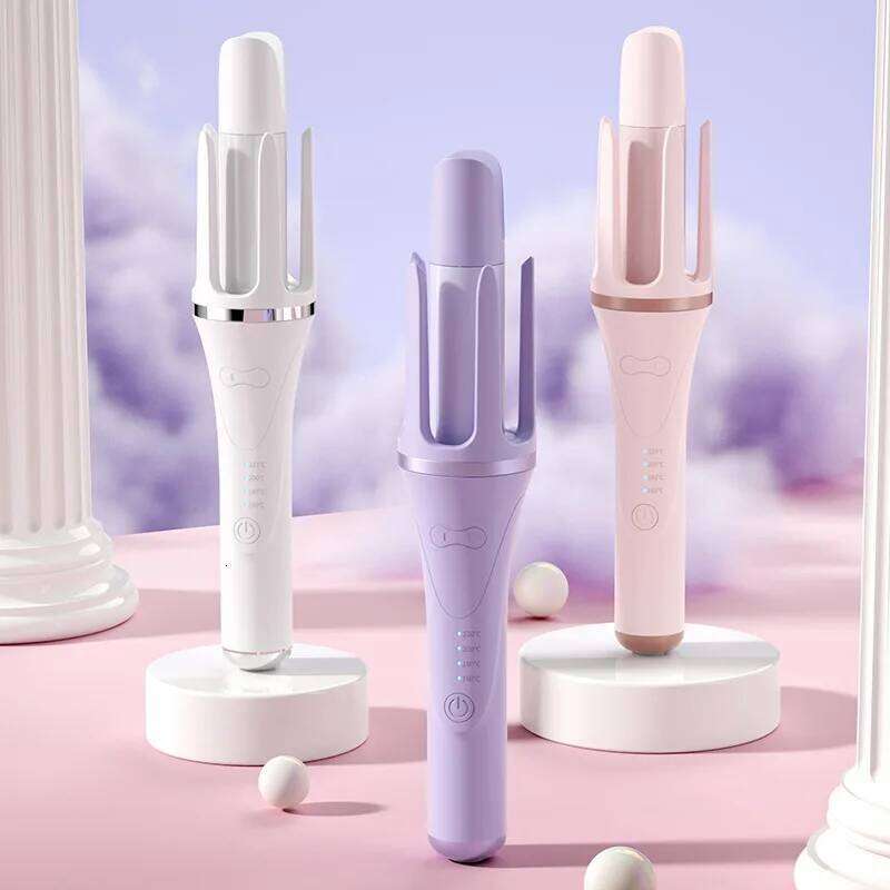 Fully Automatic Iron Anti-Tangle With Negative Ions Latest Curling Wand Hair Curler For Long-Lasting Styling