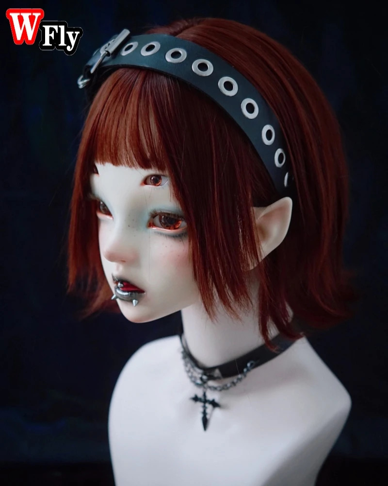 Y2K Gothic Punk Leather Buckle Hair hoop KC headband Harajuku Women Girl Dark Black Punk Hip hop Rock Hairbands Hair Accessories 250730
