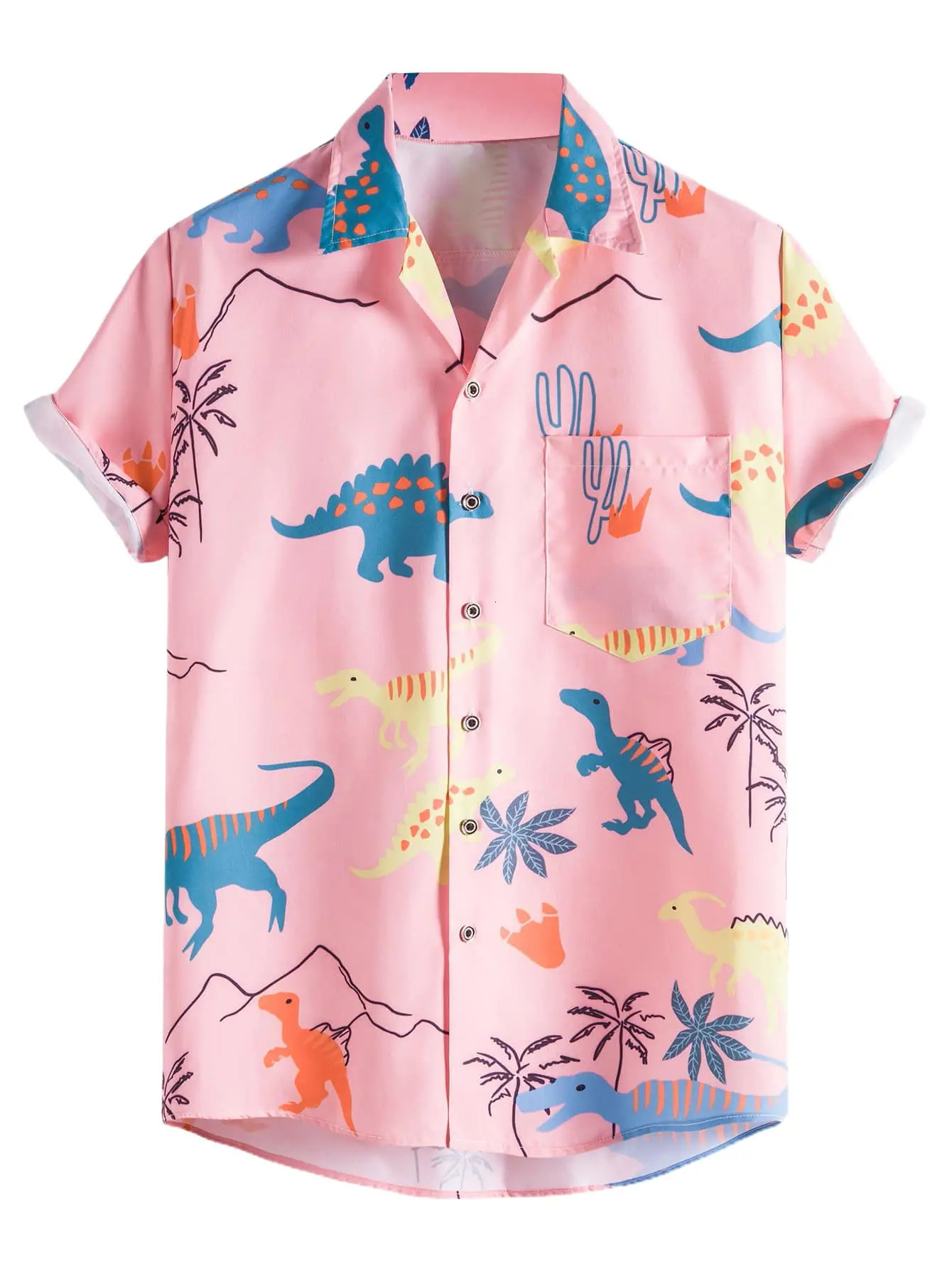 Fashion 3d Printed Summer Hawaiian Shirt Men Women Clothing Loose Beach Short Sleeve Blouse Mens Vocation Lapel Camisa boy 250807