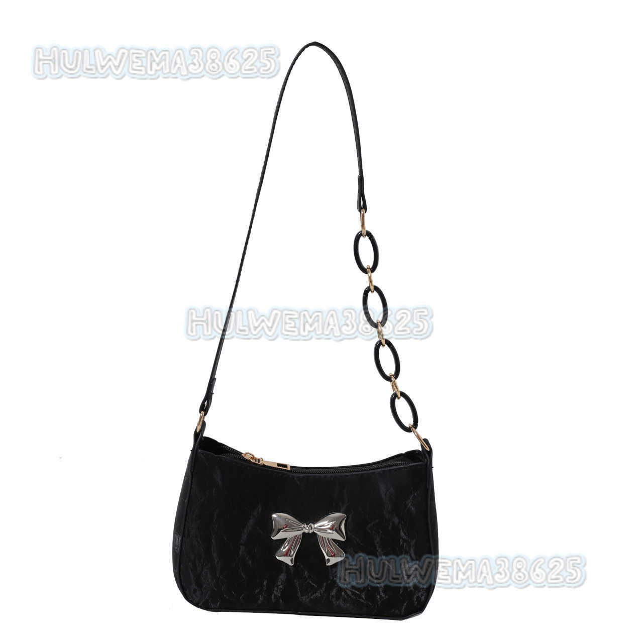 Womens Underarm Bag 2025 Spring New Fashionable Single Shoulder Bag with Bowknot Handbag H250806