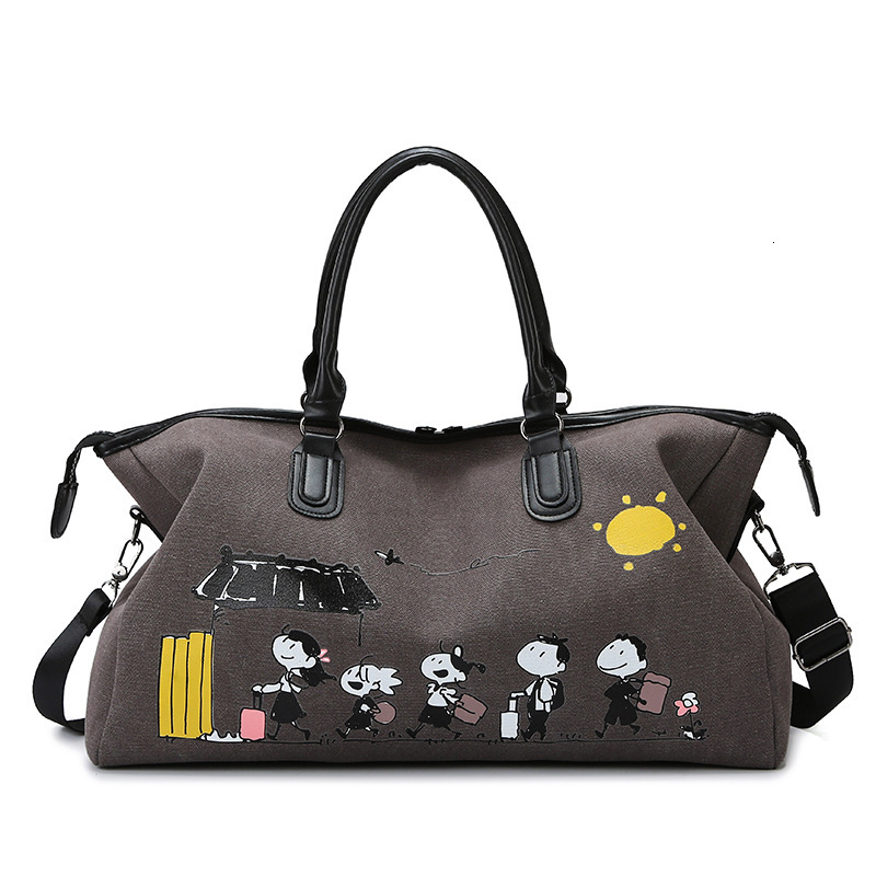 New Graffiti Print Travel Large Capacity Unisex Sports Yoga Bag Multifunctional Casual