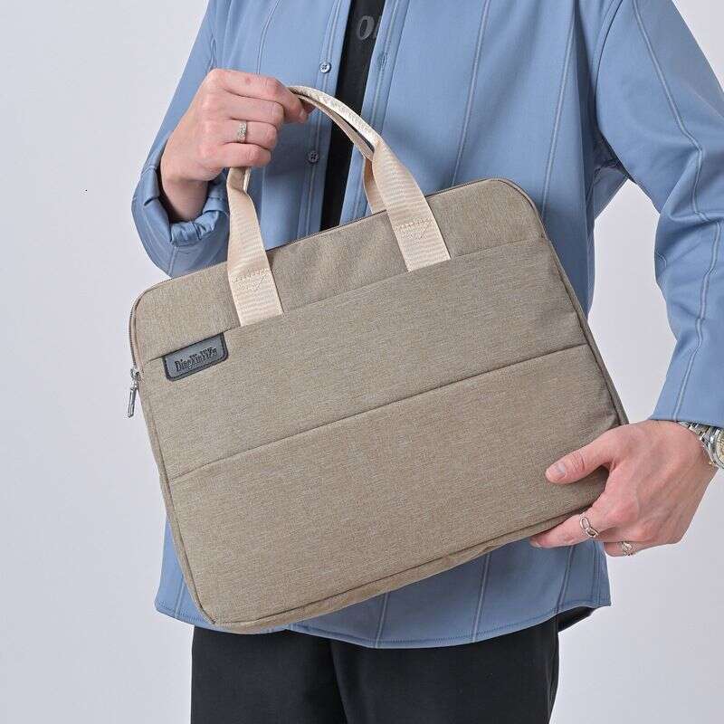 Casual Shoulder Bag, Large Capacity, Waterproof Commuting Handbag, Personalized Business Men's Crossbody Bag