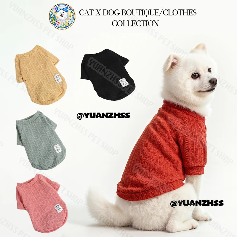 Lucky Bear Puppy Sweater - Warm Comfy Home Clothes for Dogs | Summer AC Shirts for Shih Tzu Chihuahua | Cute Pet Pajamas 250806