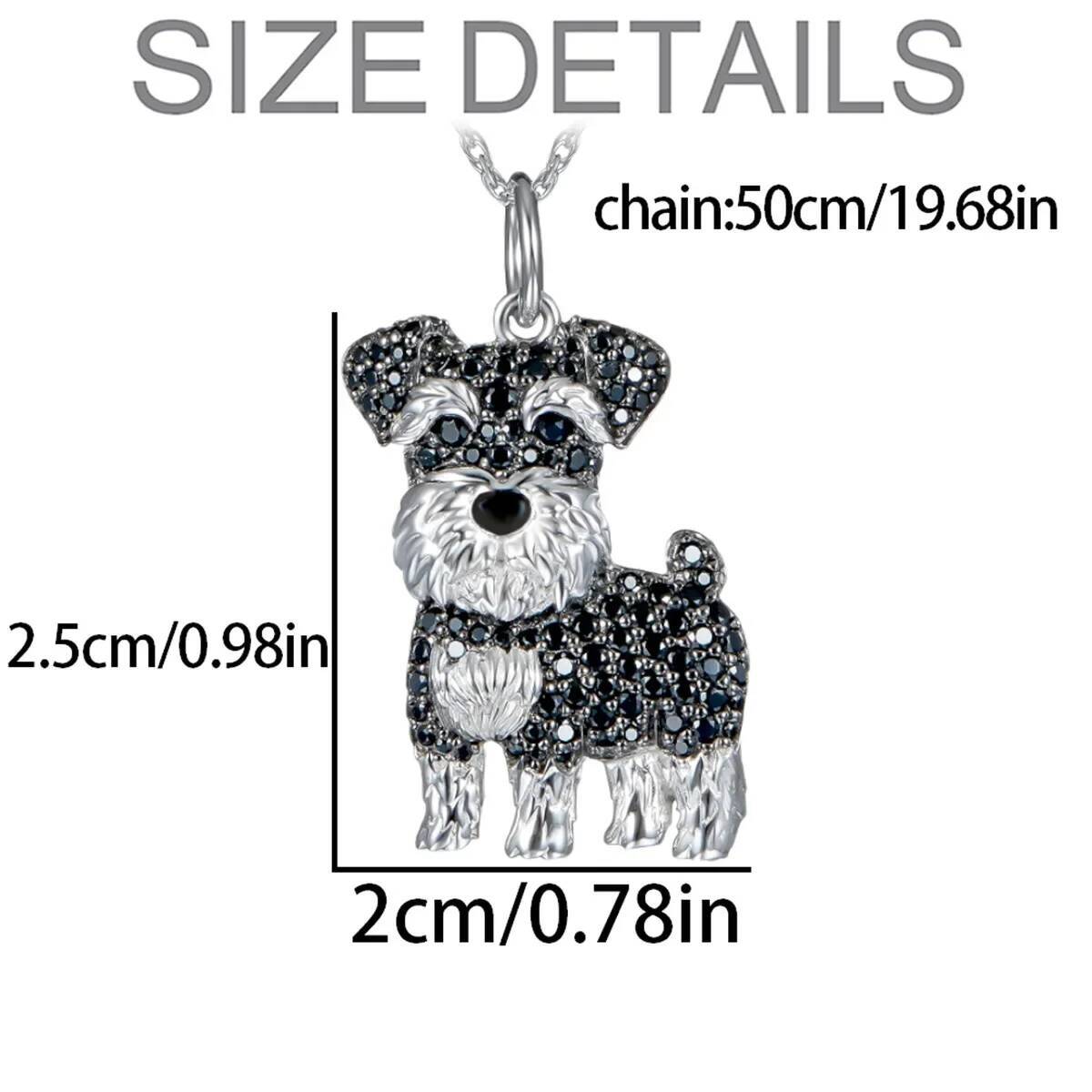 Exquisite Cute Poodle Pendant Necklace Fashion Women's Pet Jewelry Animal Accessories Elegant Party Gifts for Dog Lovers Jewelry for Women