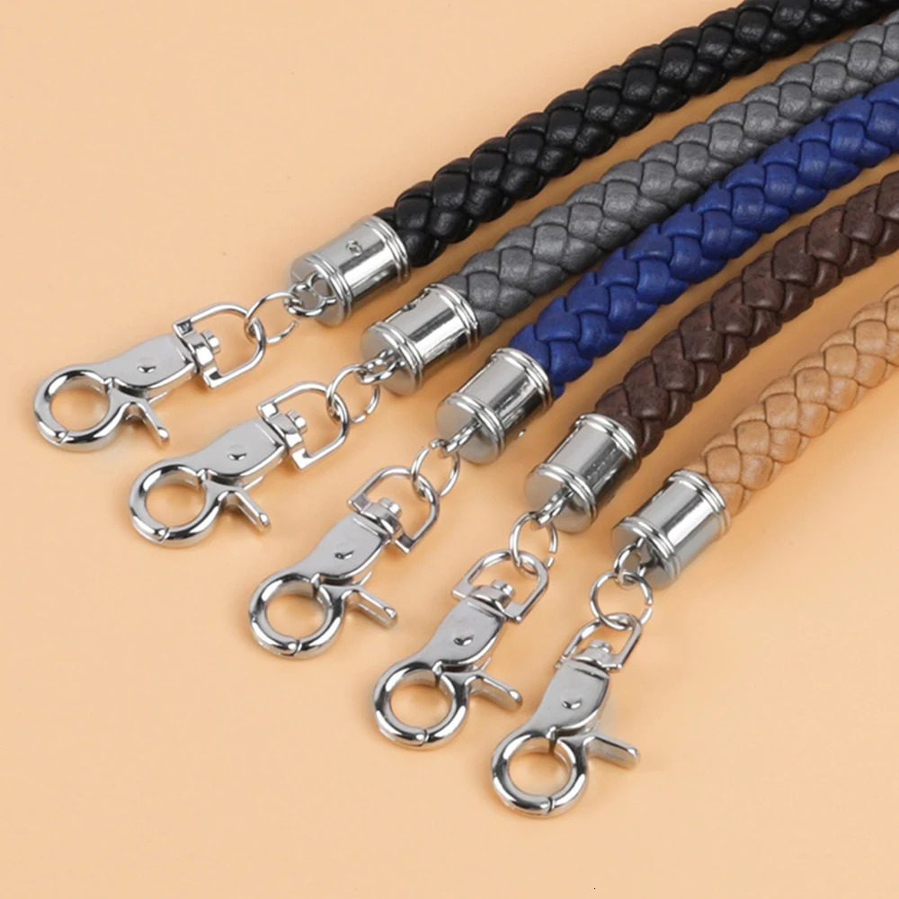 Fashion PU Leather Shoulder Bag Strap Durable Braided Rope Handles For Handbag Purse Belts DIY Replacement Bag Accessaries 250807